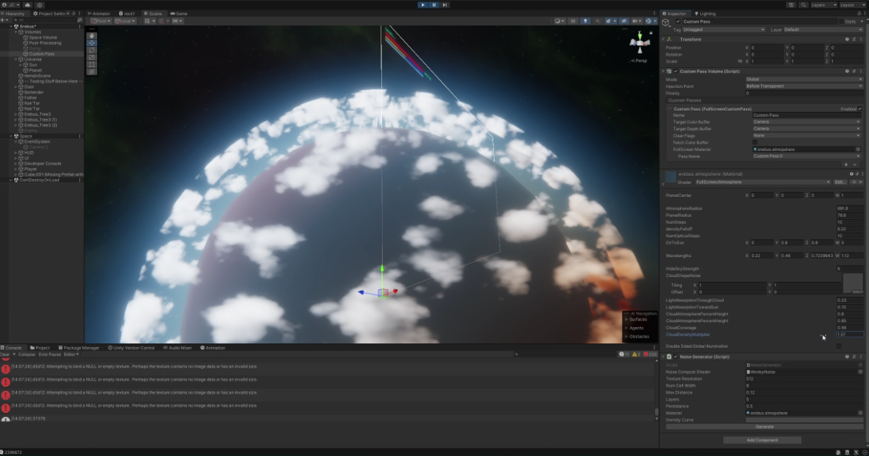 Atmosphere Shader From Space